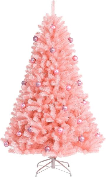 180cm Künstlicher Weihnachtsbaum rosa