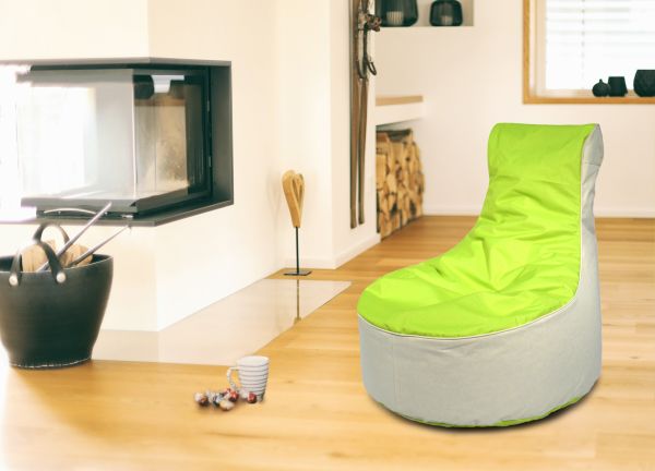 Kinzler Outdoorfähiger Lounge-Sessel BICO, ca. 80x80x90 cm, Farbe: Apfelgrün