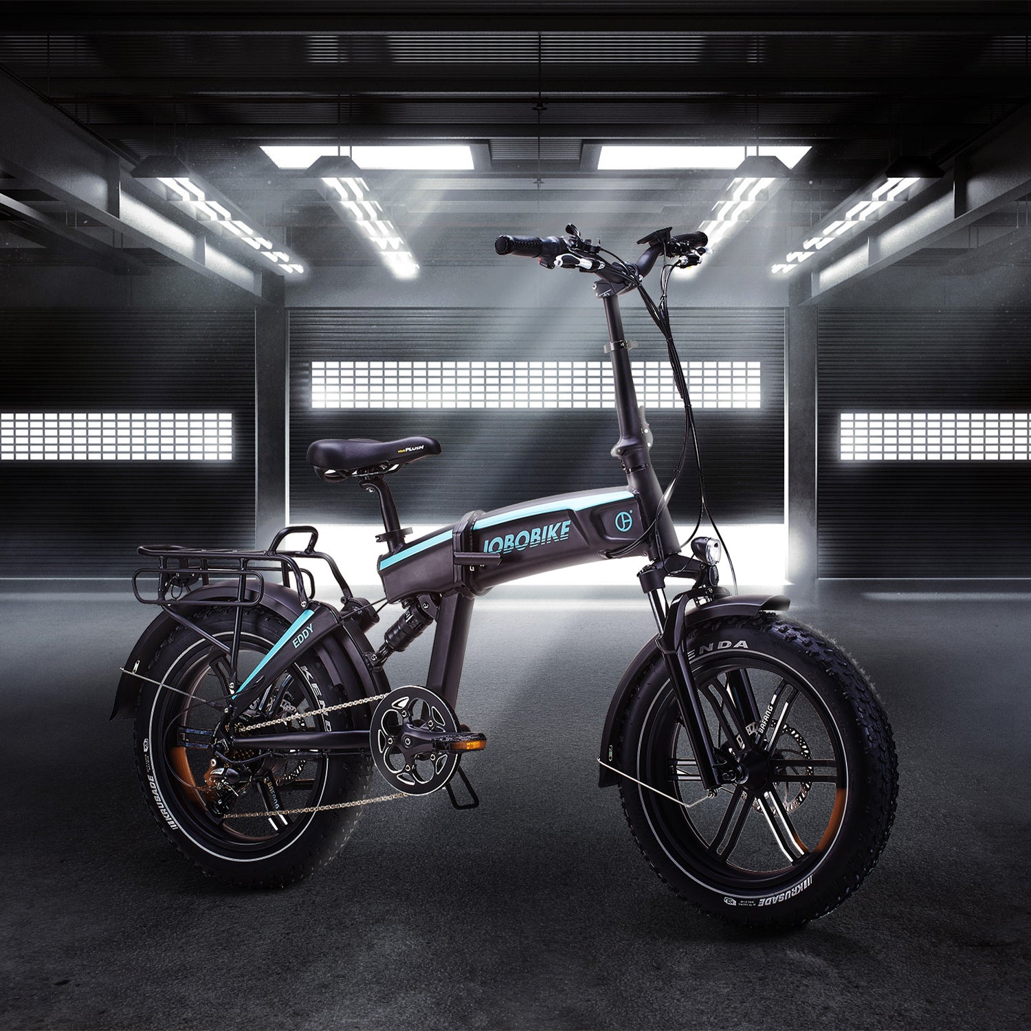 JOBOBIKE E-Bike Eddy 20 Zoll Fat-Reifen Elektrofahrrad vollgefedert faltbar  7 Gang Shimano Acera Kettenschaltung 250W Heckmotor | Norma24 | E-Bikes & Pedelecs