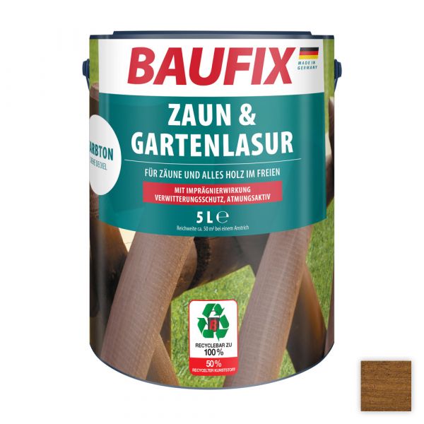 Baufix Zaun- und Gartenlasur - Nussbaum