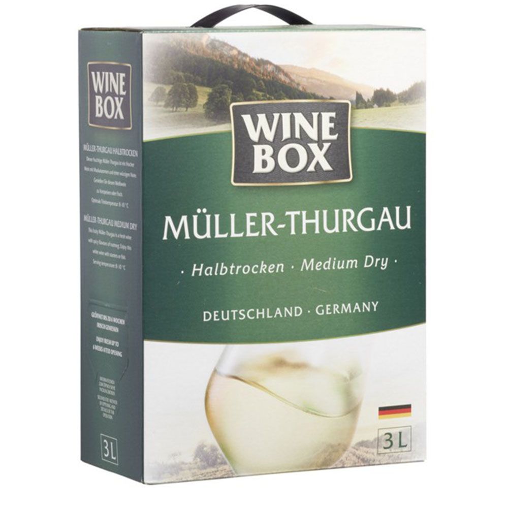 Winebox Müller-Thurgau Landwein Bag in Box 3 Liter Zimmermann-Graeff Norma24 DE