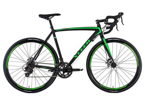 KS Cycling Gravelbike Rennrad 28'' Xceed schwarz grün