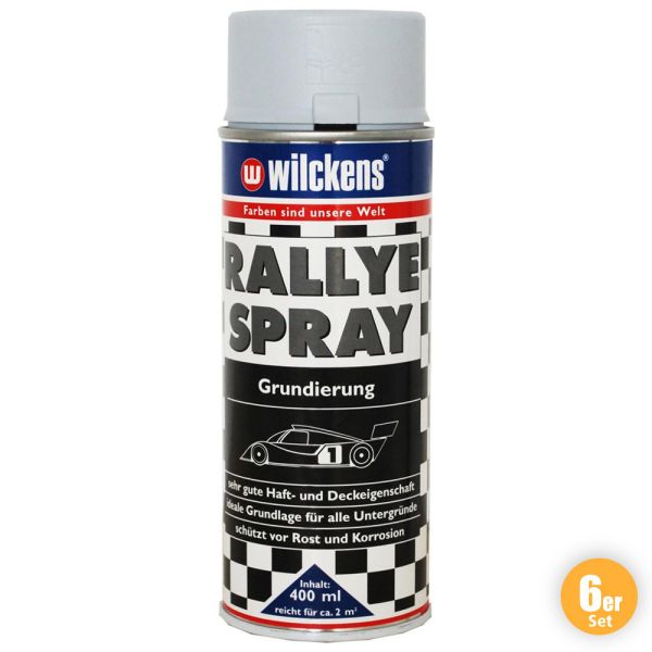 Wilckens Rallye-Spray Grundierung Grau 6er Set