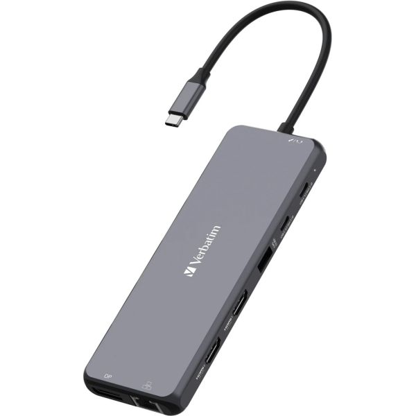 USB-C Pro Multiport-Hub CMH-13, 13 Port,Dockingstation Grau