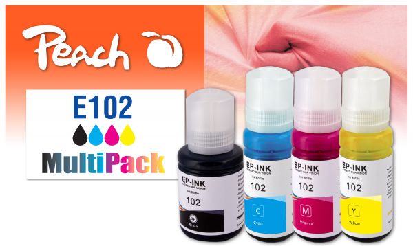 Peach Spar Pack Tintenpatronen ersetzt Epson No. 102