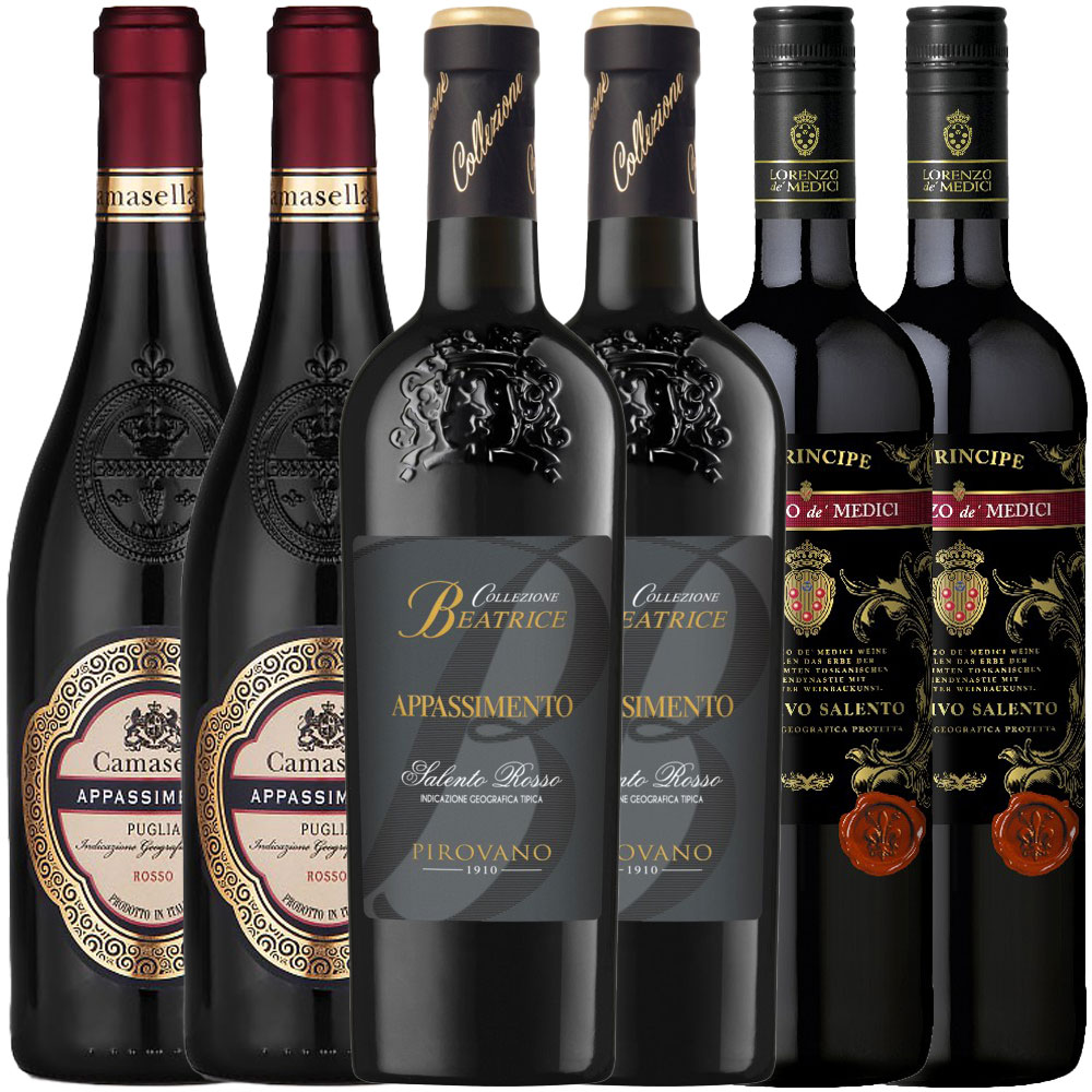 Probierpaket Italienische Rotweine ( 6 x 0,75 Liter ) | Norma24