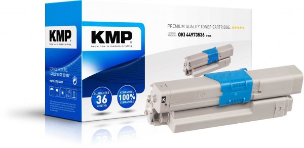 KMP O-T36 Tonerkartusche ersetzt OKI 44973536
