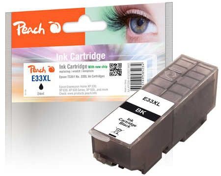 Peach Tintenpatrone XL schwarz kompatibel zu Epson No. 33XL, T3351