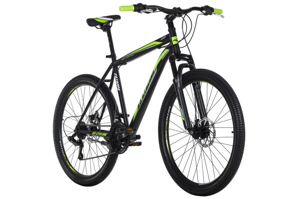 KS Cycling Mountainbike Hardtail 26" Catappa schwarz-grün RH 46 cm