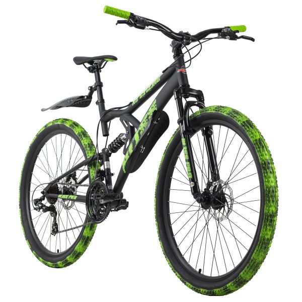 KS Cycling Mountainbike Fully 27,5'' Bliss Pro schwarz-grün RH 46 cm