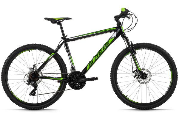 KS Cycling Mountainbike Hardtail 26'' Sharp schwarz-grün RH 46 cm