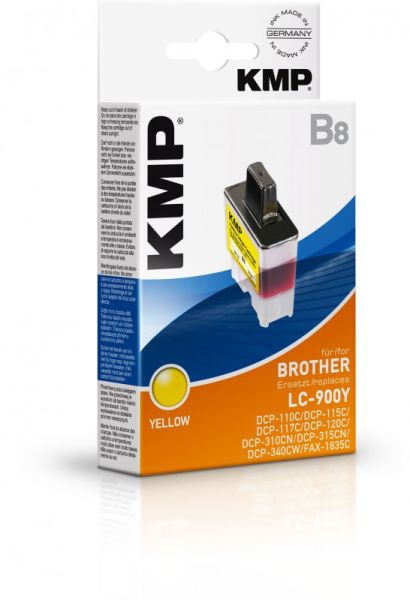KMP B8 Tintenpatrone ersetzt Brother LC900Y