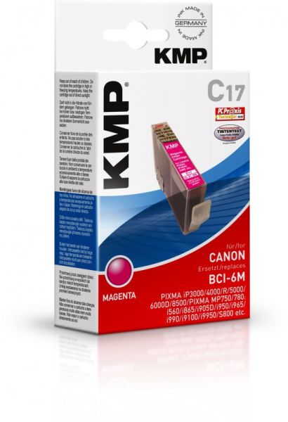 KMP C17 Tintenpatrone ersetzt Canon BCI6M (4707A002)