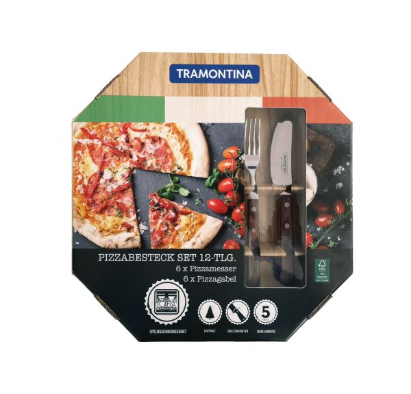 TRAMONTINA 12-tlg.Pizzabesteck-Set