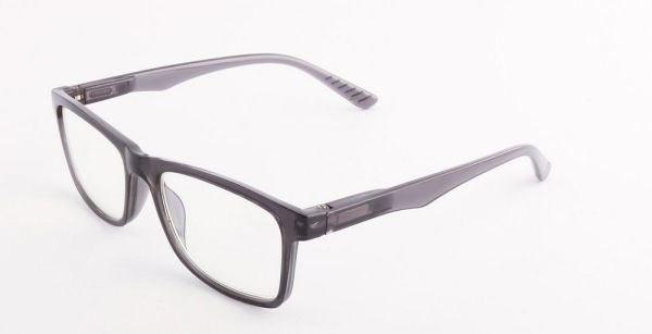 Optika Computer-Brille, Dioptrien + 2,0 - Transparent Grau