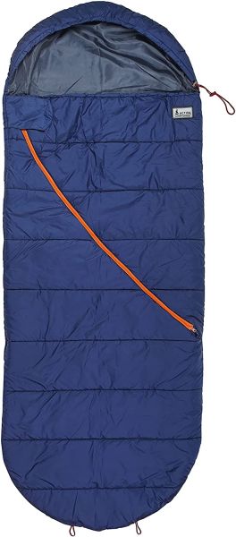 ACTIVA Premium Schlafsack, 3-4 Jahreszeiten Wasserabweisend 0 ℃ bis 20 ℃ mit Kompressionssack für Er