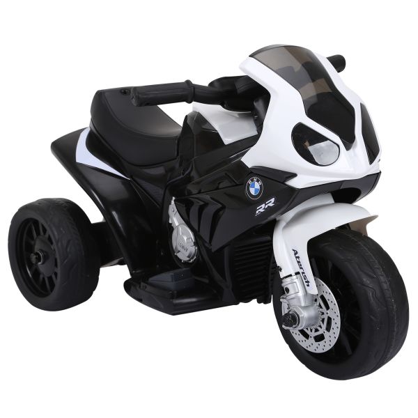 Elektro Kindermotorrad Kinderfahrzeug Lizensiert von BMW S1000RR Elektro-Dreirad mit Akku Stahl Schw
