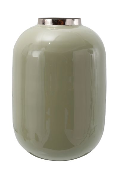 Kayoom Vase Art Deco 355 Mint / Silber