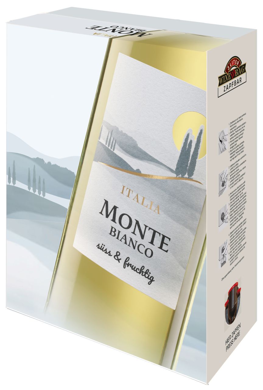Monte Bianco süss & fruchtig 3,0l Bag in Box Monte Norma24 DE