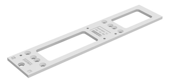 GEZE - Montageplatte weiß - für Türschließer TS4000/TS5000