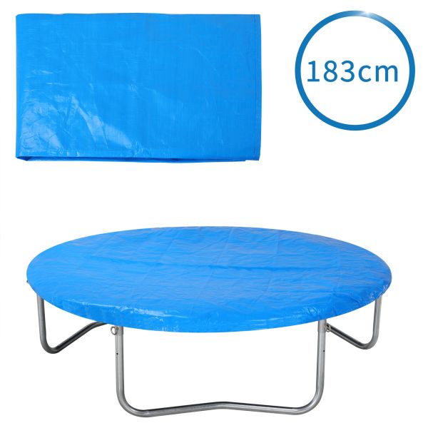 monzana® Abdeckung Trampolin Blau Ø183cm