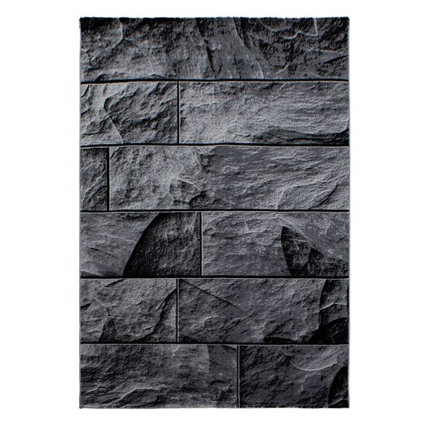 Ayyildiz Teppich, PARMA 9250, BLACK, 120 x 170 cm