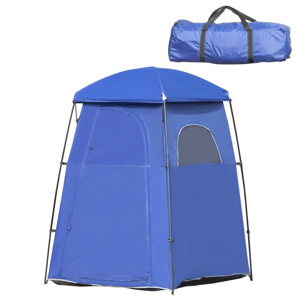 Outsunny Toilettenzelt für 1-2 Personen Mobiles Camping Duschzelt Umkleidezelt mit Tasche Duschkabin