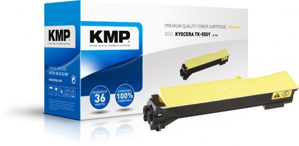 KMP K-T34 Tonerkartusche ersetzt Kyocera TK550Y (1T02HMAEU0)