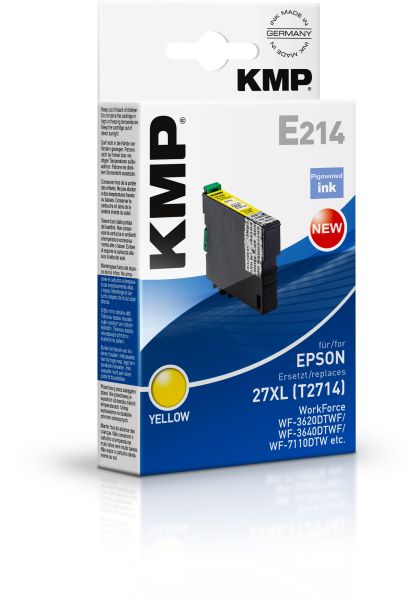 KMP E214 Tintenpatrone ersetzt Epson 27XL (C13T27144010)