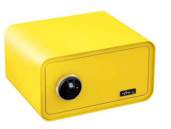BASI mySafe 430 FP mit Fingerabdruckscanner, Zitronengelb