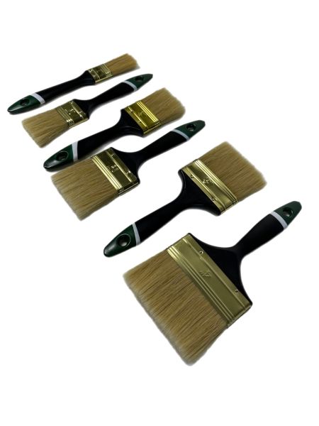 Vago-Tools Malerpinsel Pinsel 72 tlg Set Flachpinsel 25/38/50/63/75/100 mm je 12