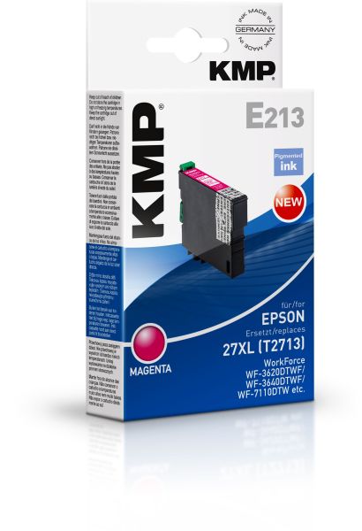KMP E213 Tintenpatrone ersetzt Epson 27XL (C13T27134010)