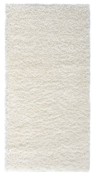Teppich Elodie, 70cm x 140cm, Farbe Weiß, rechteckig, Florhöhe 37mm