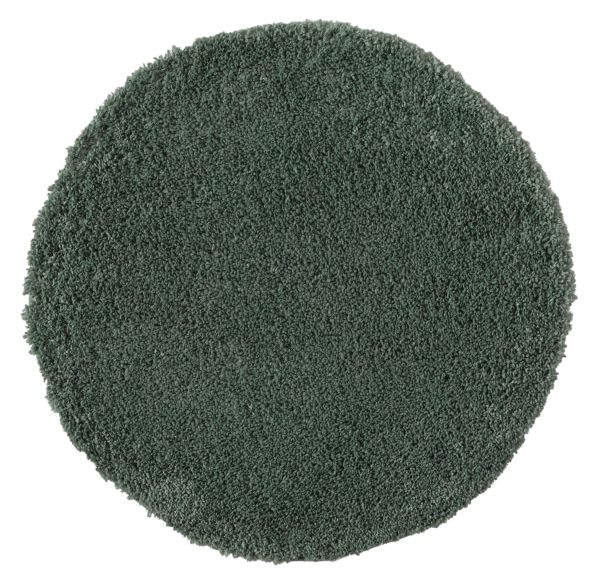 Teppich Elodie, 120cm x 120cm, Farbe Hellgrün, rund, Florhöhe 37mm