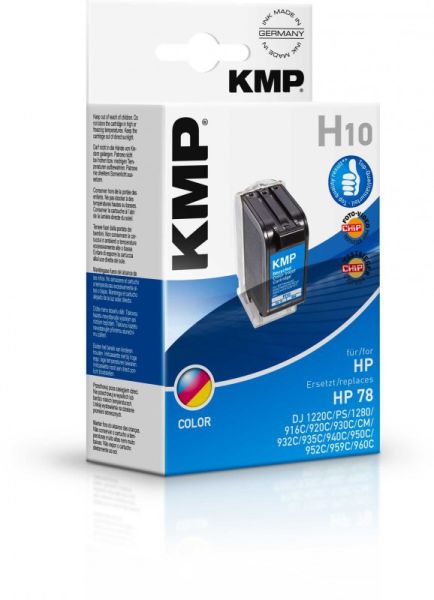 KMP H10 Tintenpatrone ersetzt HP 78 (C6578AE)