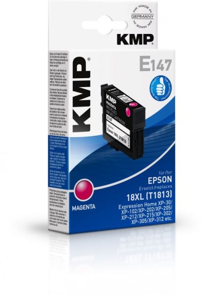 KMP E147 Tintenpatrone ersetzt Epson 18XL (C13T18134010)