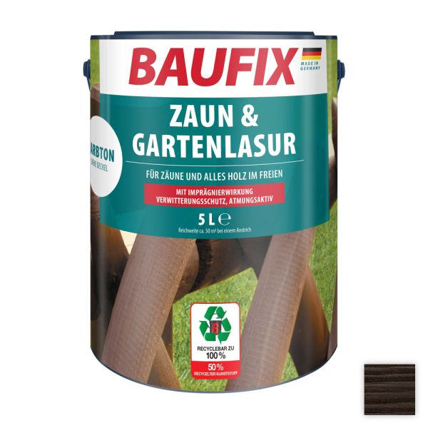 Baufix Zaun- und Gartenlasur - Ebenholz