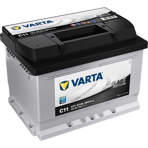 VARTA Black Dynamic 5534010503122 Autobatterien, C11, 12 V, 53 Ah, 500 A