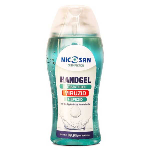 NICOSAN Handgel Antibakteriell, 250 ml
