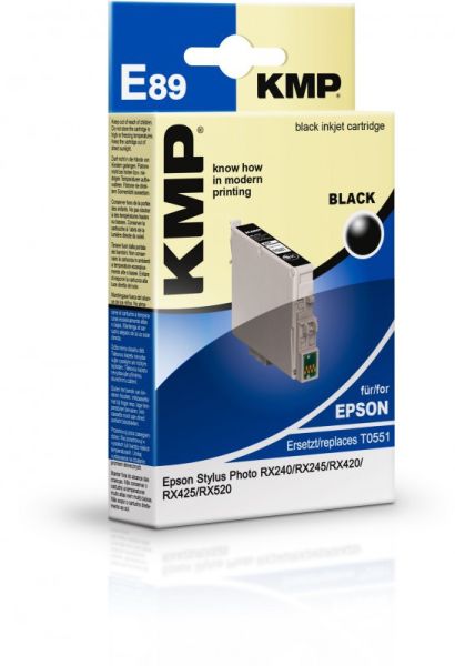 KMP E89 Tintenpatrone ersetzt Epson T0551 (C13T05514010)