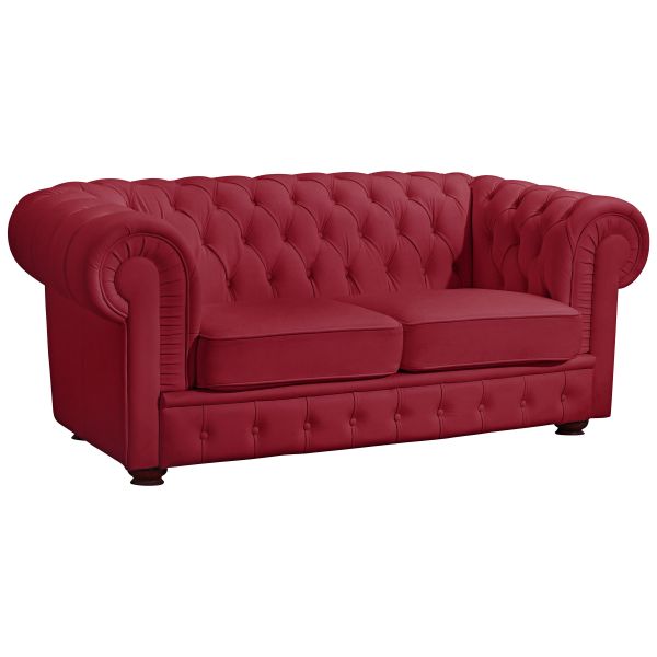 Max Winzer Bridgeport Sofa 2-Sitzer rot