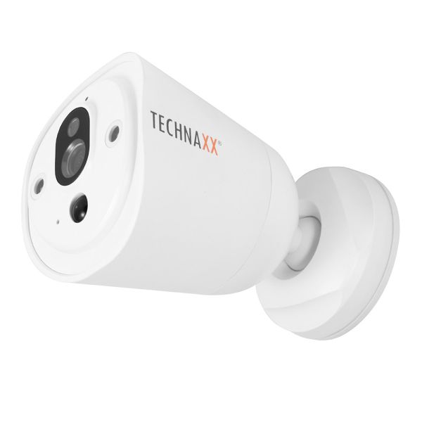 Technaxx Kabellose HD-Überwachungskamera TX-55, weiß