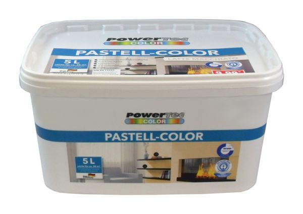 Powertec Color Pastell-Color 5 Ltr. - Pfirsich