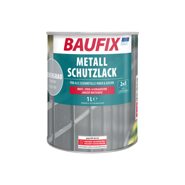 BAUFIX Metall-Schutzlack silbergrau