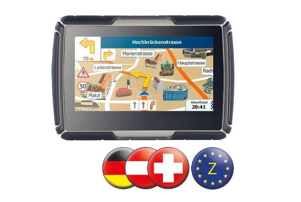 Motorrad Navigationssystem Zentraleuropa