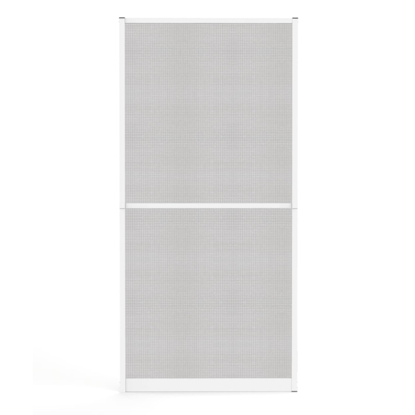 Hecht Aluminium Fliegengitter Türbausatz SLIMPLUS, ca. 100 x 210 cm weiß
