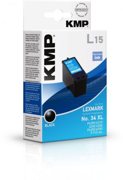 KMP L15 Tintenpatrone ersetzt Lexmark 34XL (18C0034E)