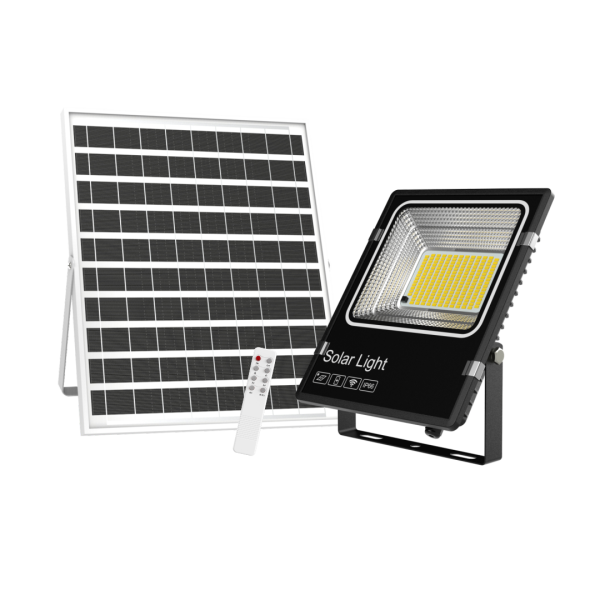 Solarstrahler, LED-Fluter, Solar mit Akku, 6 W PV