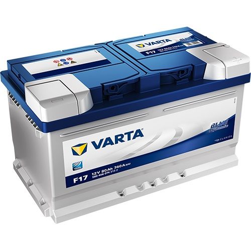 VARTA Blue Dynamic 5804060743132 Autobatterien, F16, 12 V, 80 Ah, 740 A