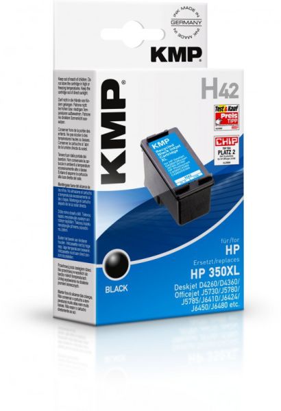 KMP H42 Tintenpatrone ersetzt HP 350XL (CB336EE)